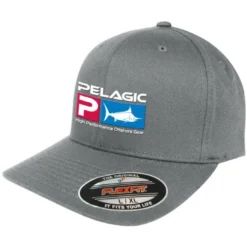 Pelagic Flexfit Deluxe Hat Grey