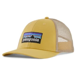 Patagonia P-6 Logo LoPro Trucker Hat Surfboard Yellow