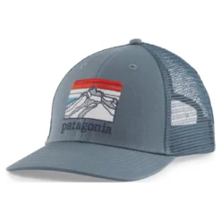 Patagonia Line Logo Ridge LoPro Trucker Hat Plume Grey