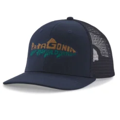 Patagonia Take A Stand Trucker Hat New Navy W/Wild Waterline