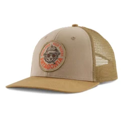 Patagonia Take A Stand Trucker Hat Wild Grizz: Oar Tan