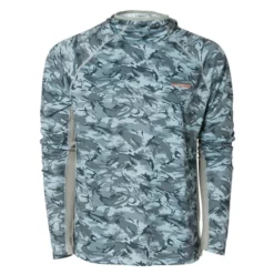 Grundens Grundéns Solstrale Hoodie Dark Slate Camo