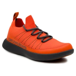 Grundens Grundéns Sea Knit Boat Shoe Red Orange