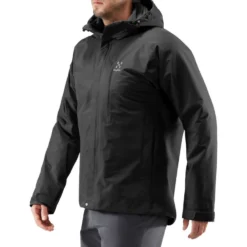 Haglöfs Stratus Jacket Men True Black -Vis Kriebels Verkoop 6041522C5020r 3