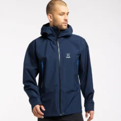 Haglöfs Roc GTX Jacket Men Tarn Blue -Vis Kriebels Verkoop 6046863N5020r 7