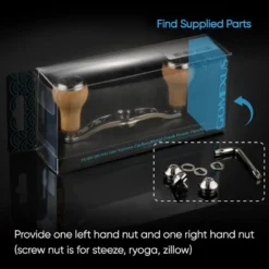 Gomexus 120mm Aluminium Handle With 27mm Cork Knob -Vis Kriebels Verkoop BS120HCA27TBKr 8