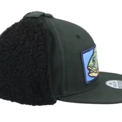 Skillfish Big Perch Patch Vintage Black Ear Flap Snapback -Vis Kriebels Verkoop OB3000714 4