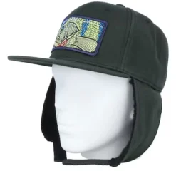 Skillfish Big Perch Patch Vintage Black Ear Flap Snapback -Vis Kriebels Verkoop OB3000714 7